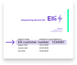 Elli invoice sample layout